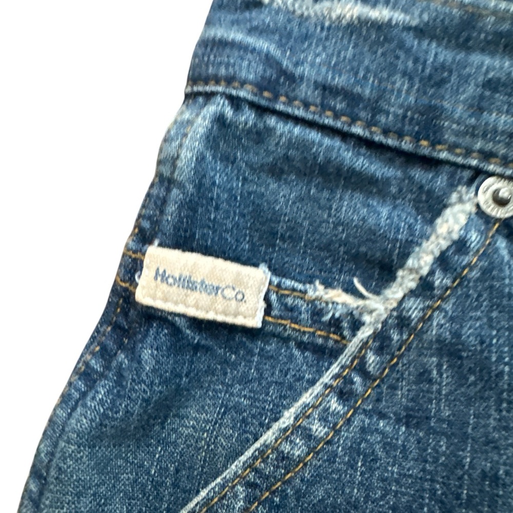 Hollister Men’s Custom Denim Y2K Vintage Denim Jean Shorts Size 32 Jorts Surf - Picture 3 of 11